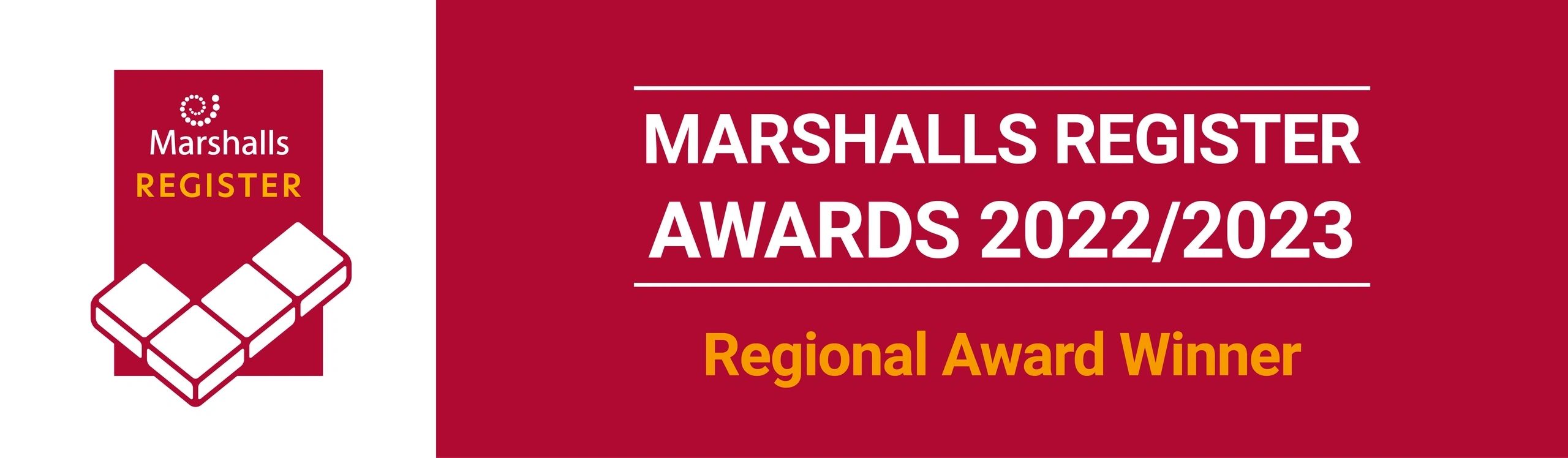 Marshalls Register Awards 2022/2023 Regional Award Winner
